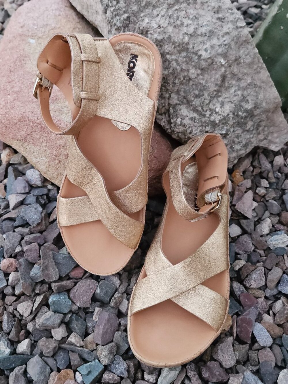 Kork-Ease Gold Sandals